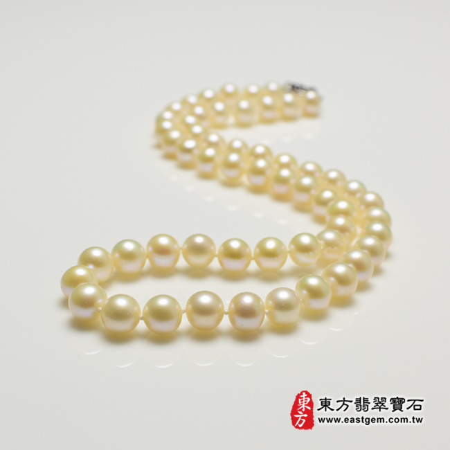 白珍珠項鍊(白珍珠珠子，珠徑約0.8mm，MWB015) 客製化設計各種白珍珠珠串、白珍珠珠子、白珍珠項鍊、白珍珠手珠。★附東方翡翠寶石保證卡商品圖