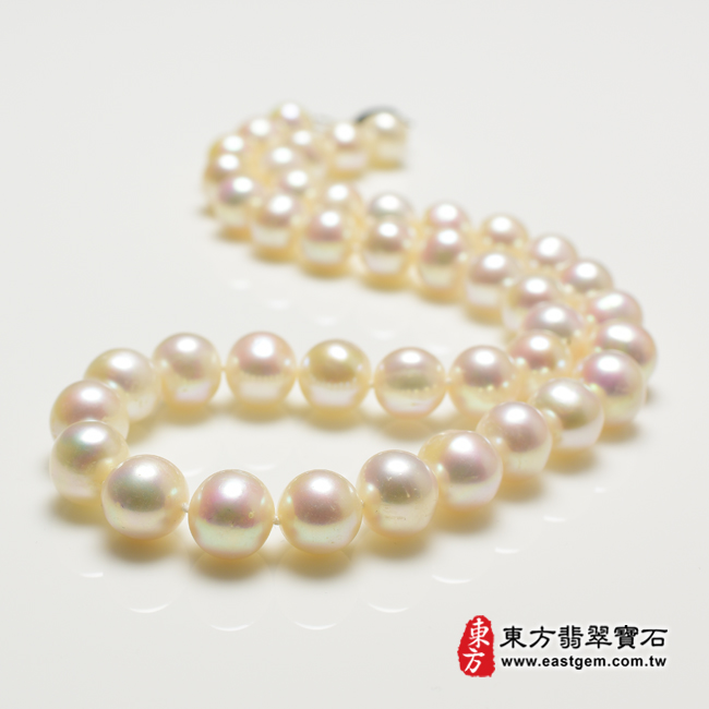 白珍珠項鍊(白珍珠珠子，珠徑約1mm，MWB031) 客製化設計各種白珍珠珠串、白珍珠珠子、白珍珠項鍊、白珍珠手珠。★附東方翡翠寶石保證卡-商品圖