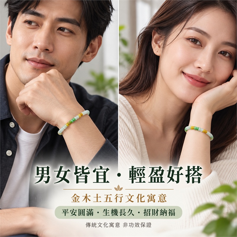 天然A貨三色算盤珠翡翠手鍊|三色算盤珠緬甸玉手鍊|冰白翡翠×淡綠翡翠×翠綠翡翠×黃翡翠算盤珠|冰白主色搭配清新翠綠・蜜糖黃與金褐色自然點綴・珠珠呈現天然色澤與獨特紋理|約4.5mm纖細算盤珠・小巧扁圓・排列細密・溫潤輕盈|招財納福・財源廣進・生機長久・平安圓滿|金木土五行傳統文化寓意|男女皆宜|天然翡翠珠串・緬甸玉手珠・日常佩戴送禮收藏|可依手圍客製化設計各式翡翠珠串|附A貨翡翠雙證書|OPP025-5 天然A貨三色算盤珠翡翠手鍊|三色算盤珠緬甸玉手鍊|冰白翡翠×淡綠翡翠×翠綠翡翠×黃翡翠算盤珠|冰白主色搭配清新翠綠・蜜糖黃與金褐色自然點綴・珠珠呈現天然色澤與獨特紋理|約4.5mm纖細算盤珠・小巧扁圓・排列細密・溫潤輕盈|招財納福・財源廣進・生機長久・平安圓滿|金木土五行傳統文化寓意|男女皆宜|天然翡翠珠串・緬甸玉手珠・日常佩戴送禮收藏|可依手圍客製化設計各式翡翠珠串|附A貨翡翠雙證書|OPP025-5