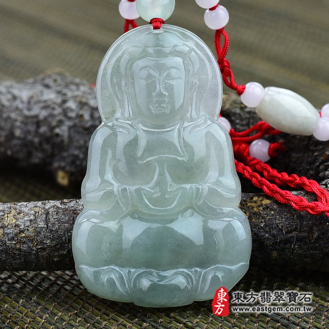 編號：GY042翡翠神明玉珮商品實照