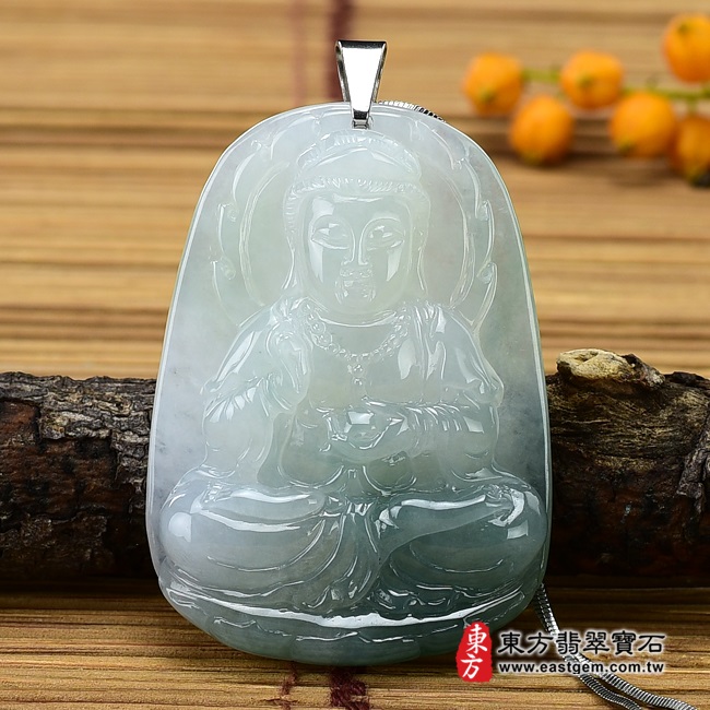 編號：GY063 翡翠神明玉珮商品實照