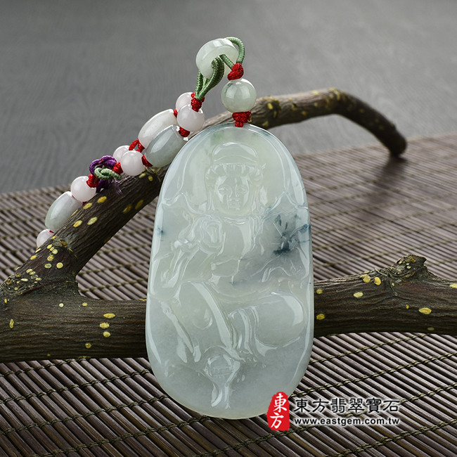 編號：GY212翡翠神明玉珮商品實照