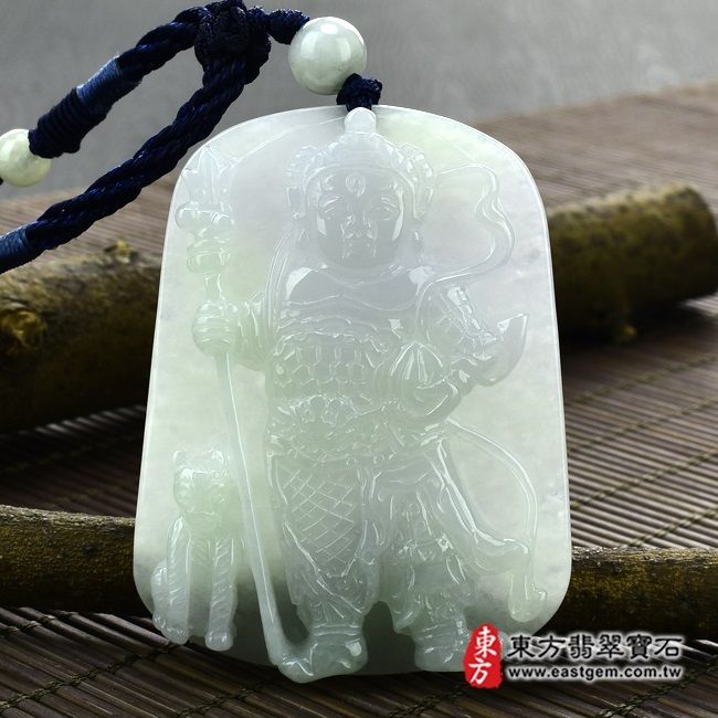 編號：KN015翡翠神明玉珮商品實照