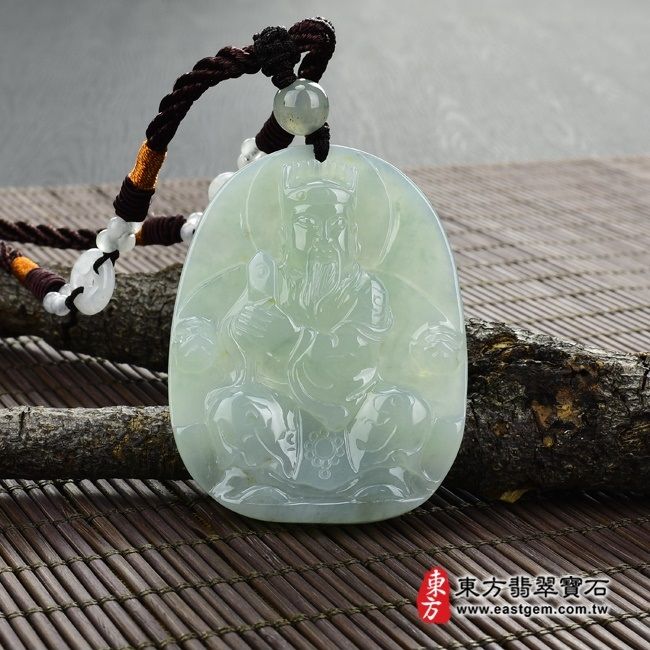 編號：KN013翡翠神明玉珮商品實照
