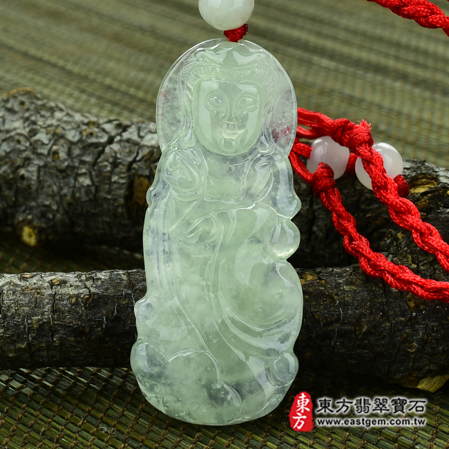 編號：GY040翡翠神明玉珮商品實照