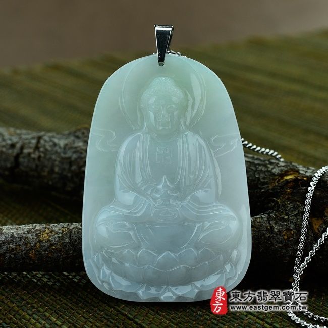 編號：FD082翡翠神明玉珮商品實照