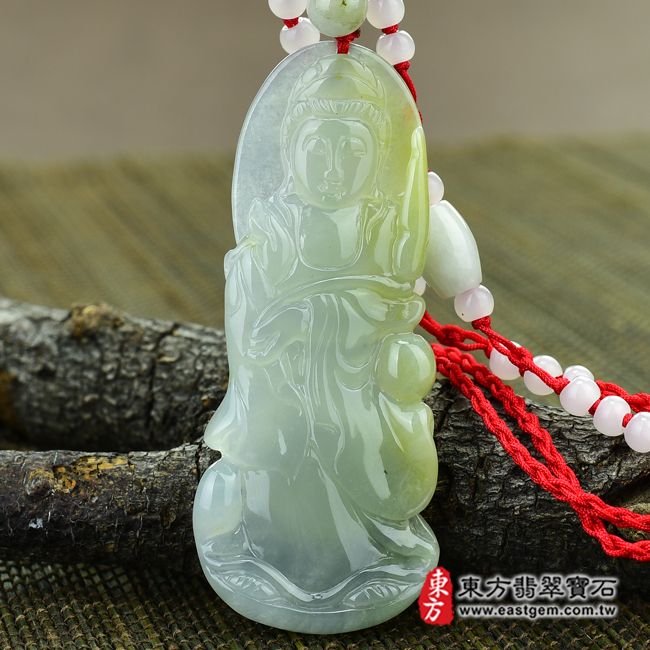 編號：GY141翡翠神明玉珮商品實照