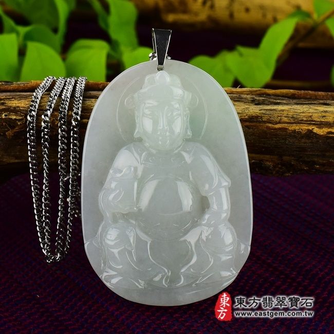 編號：KG053翡翠神明玉珮商品實照