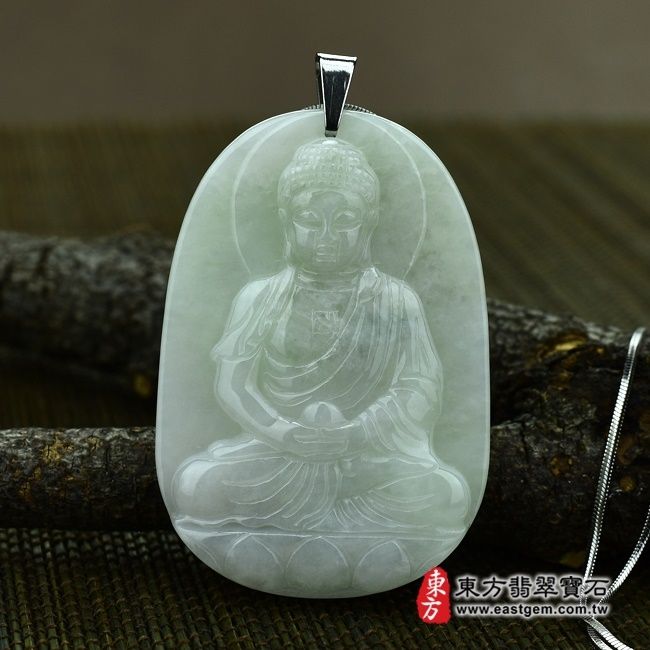 編號：FD050翡翠神明玉珮商品實照
