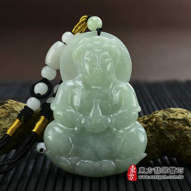 編號：GY011翡翠神明玉珮商品實照