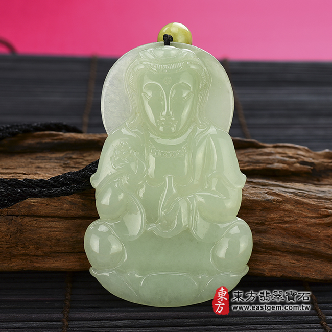 編號：GY018翡翠神明玉珮商品實照