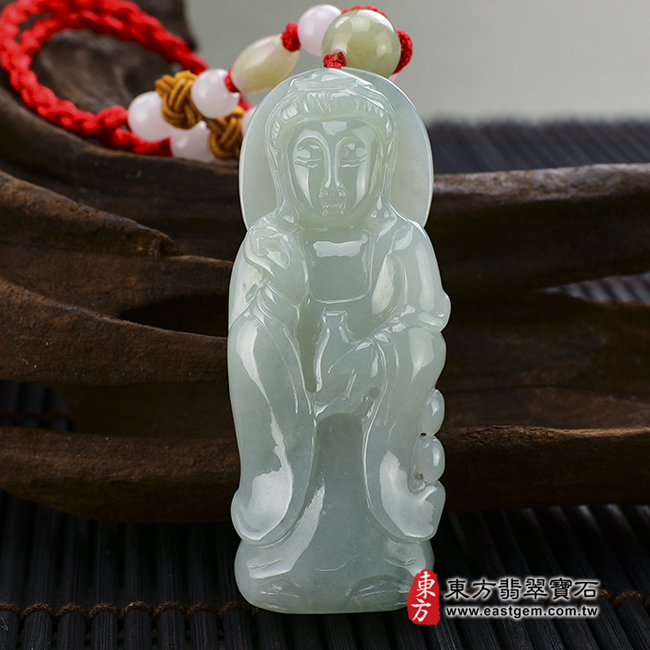 編號：GY025翡翠神明玉珮商品實照