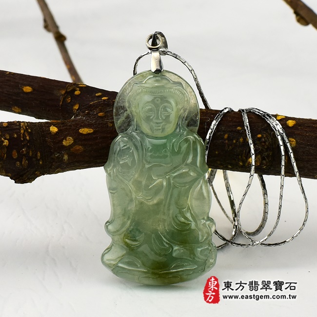 編號：GY188翡翠神明玉珮商品實照