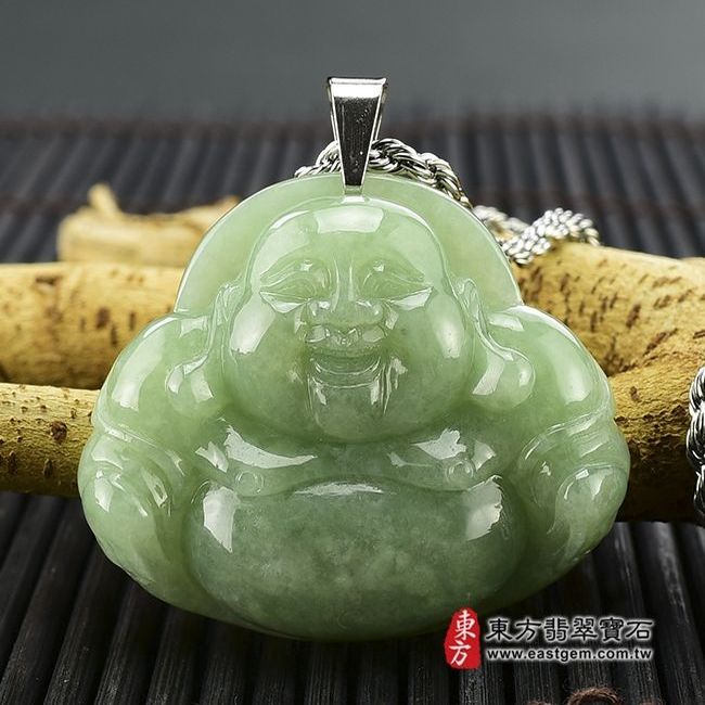 編號：ML010翡翠神明玉珮商品實照