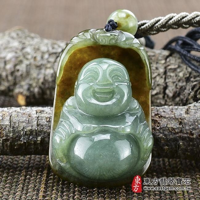 編號：ML019翡翠神明玉珮商品實照
