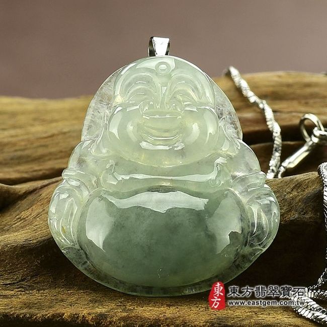 編號：ML032翡翠神明玉珮商品實照