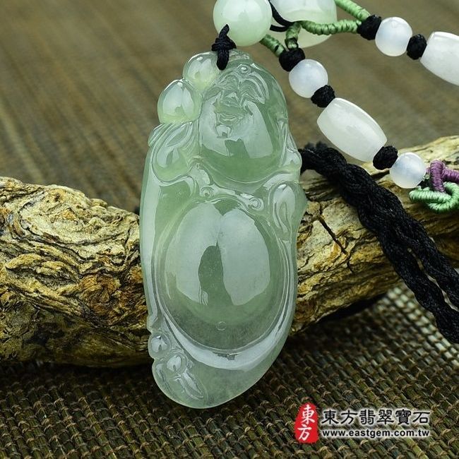 編號：ML049翡翠神明玉珮商品實照