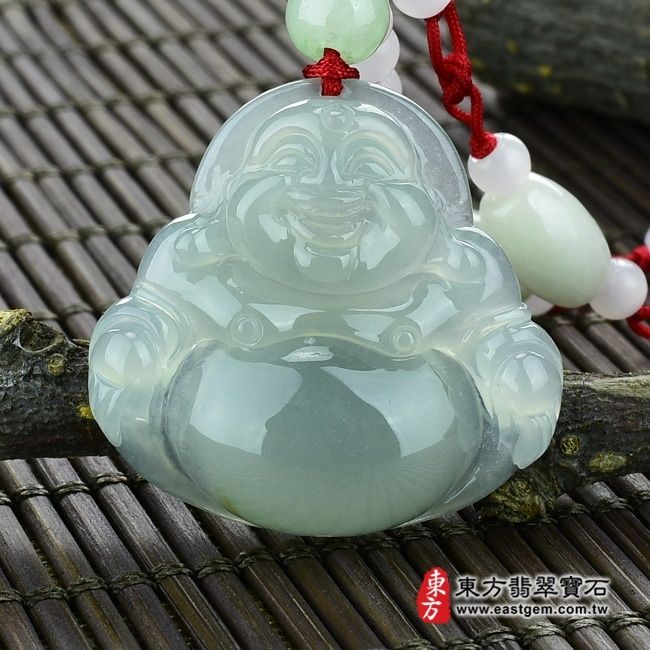 編號：ML055翡翠神明玉珮商品實照