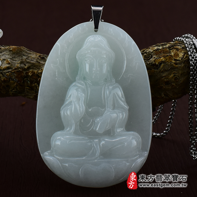 編號：GY062翡翠神明玉珮商品實照