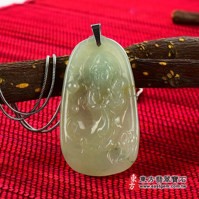 編號：GY191翡翠神明玉珮商品實照