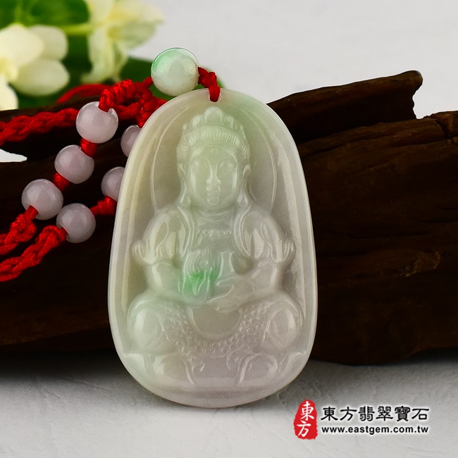 編號：GY126翡翠神明玉珮商品實照
