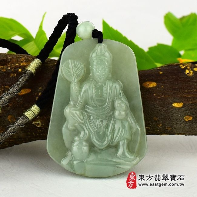 編號：GG003翡翠神明玉珮商品實照