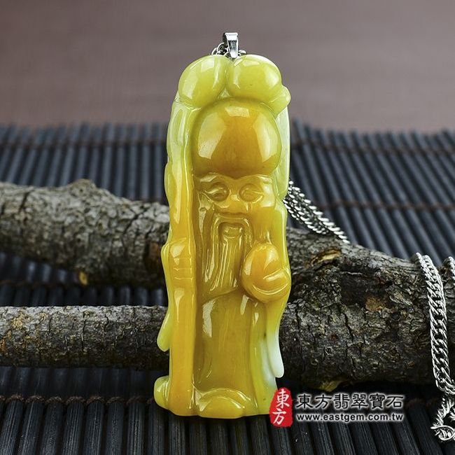 編號：BR001翡翠神明玉珮商品實照