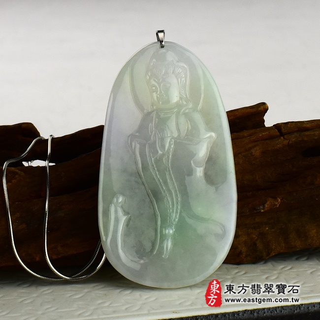 編號：GY061翡翠神明玉珮商品實照