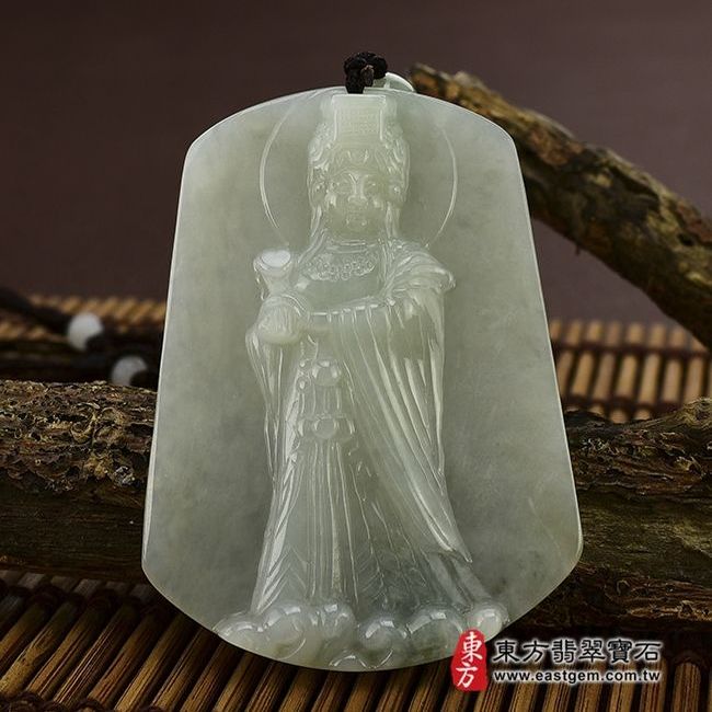 編號：MD001翡翠神明玉珮商品實照