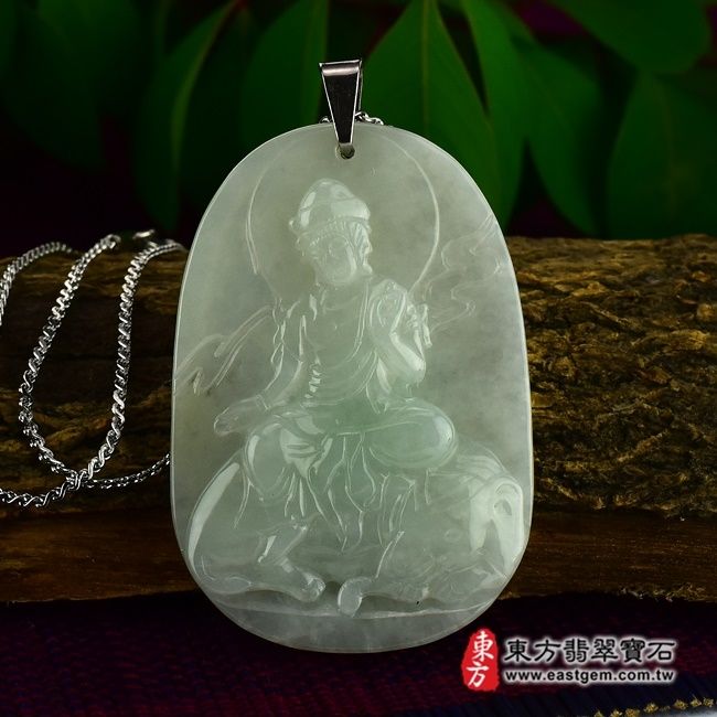 編號：BS008翡翠神明玉珮商品實照