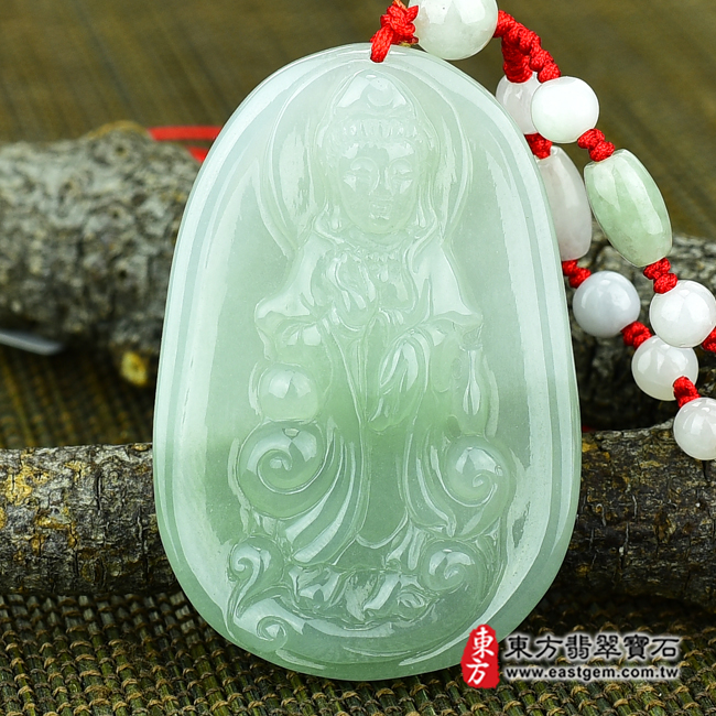 編號：GY108翡翠神明玉珮商品實照