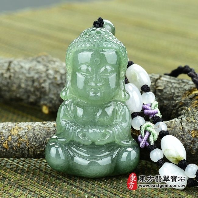 編號：FD069翡翠神明玉珮商品實照