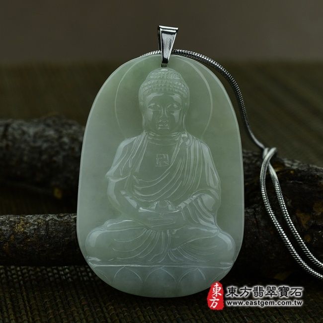 編號：FD024翡翠神明玉珮商品實照