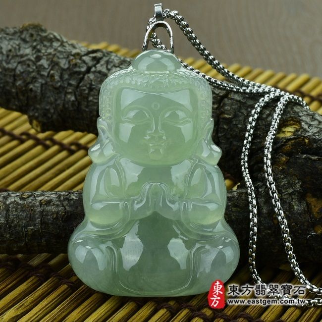 編號：FD060翡翠神明玉珮商品實照