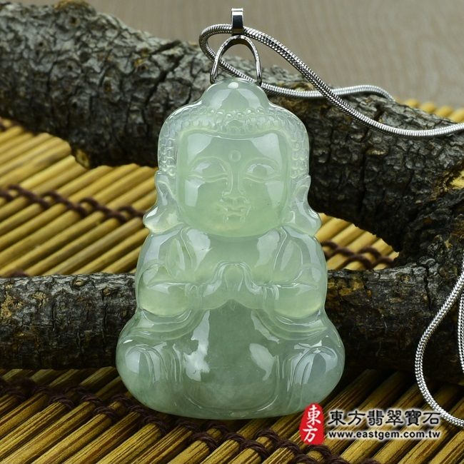 編號：FD081翡翠神明玉珮商品實照
