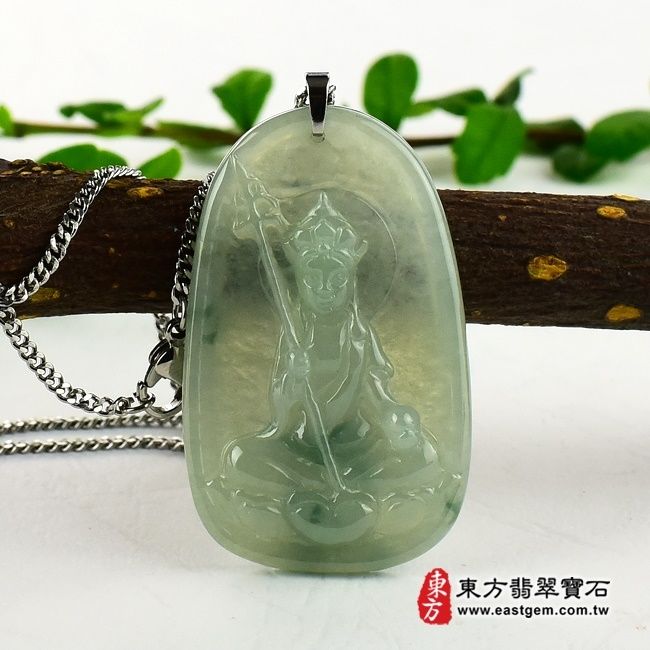 編號：DY005翡翠神明玉珮商品實照