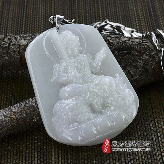 編號：WS001翡翠神明玉珮商品實照