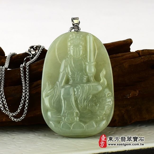 編號：WS006翡翠神明玉珮商品實照