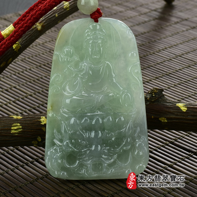 編號：GY352翡翠神明玉珮商品實照