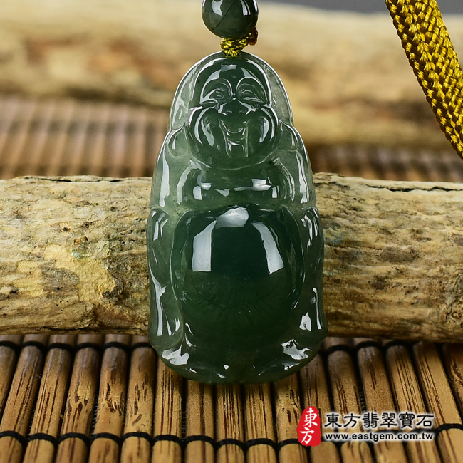 編號：ML156翡翠神明玉珮商品實照
