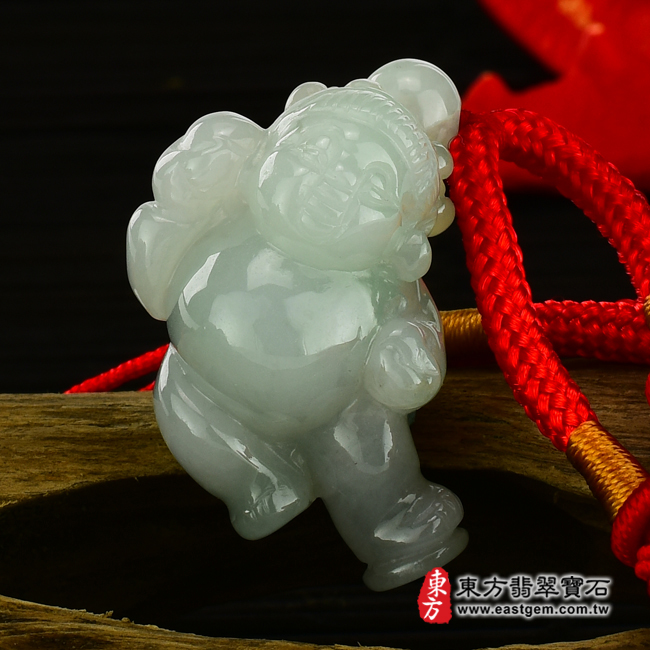 編號：CH002翡翠神明玉珮商品實照