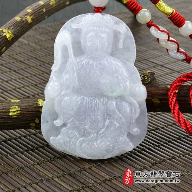 編號：QN009翡翠神明玉珮商品實照