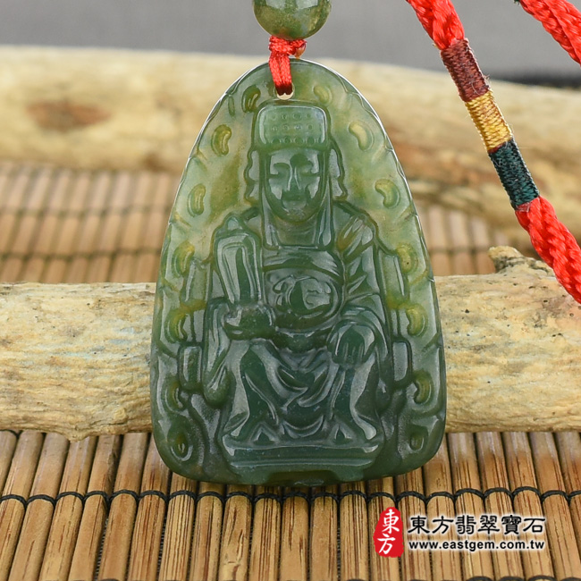 編號：MD045玉石神明玉珮商品實照