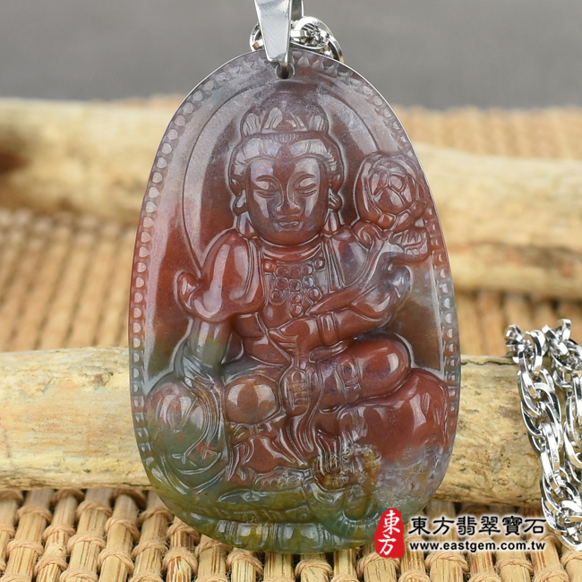 編號：BS092玉石神明玉珮商品實照