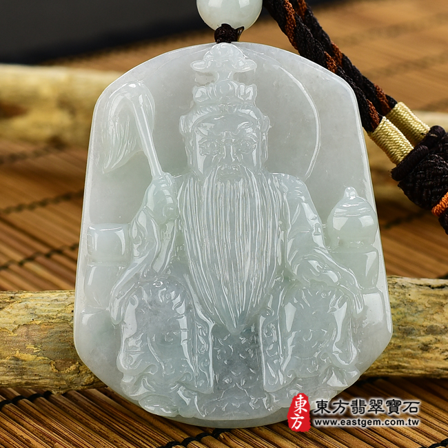編號：KN058翡翠神明玉珮商品實照