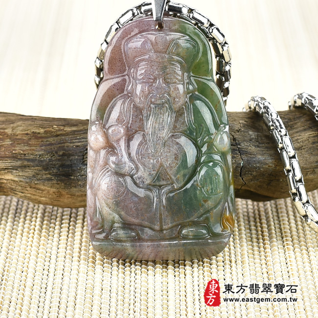 編號：TD028玉石神明玉珮商品實照