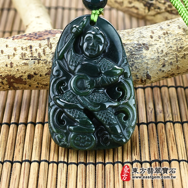 編號：TT081玉石神明玉珮商品實照