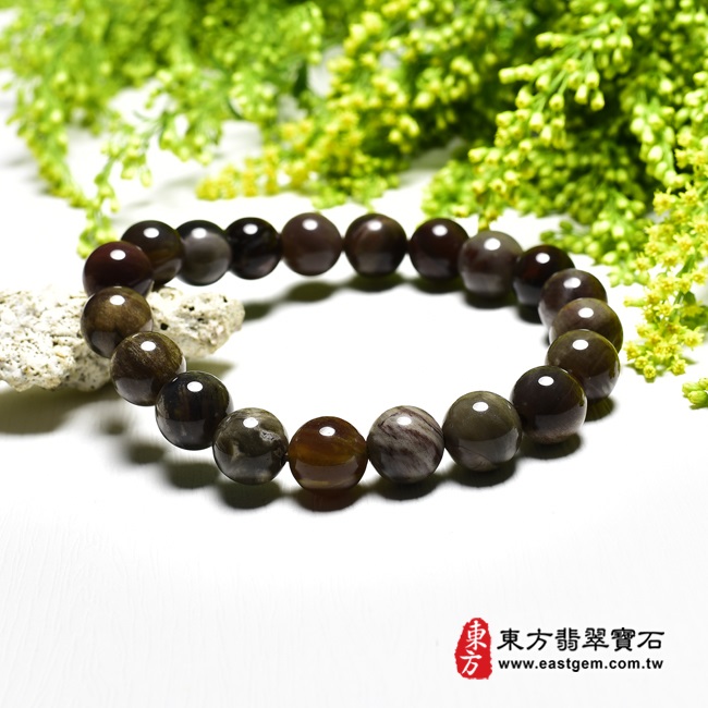 編號：OWO060玉石手鍊商品實照