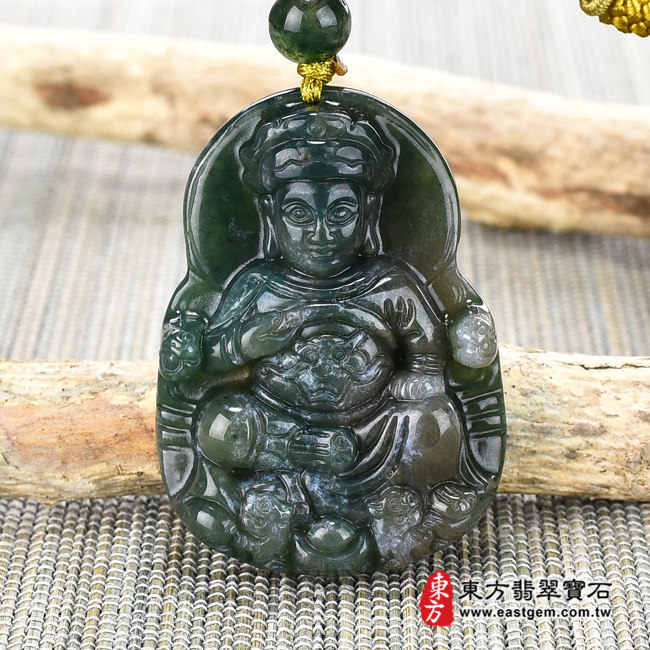 編號：KN077玉石神明玉珮商品實照