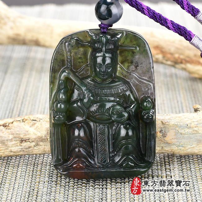 編號：QN022玉石神明玉珮商品實照